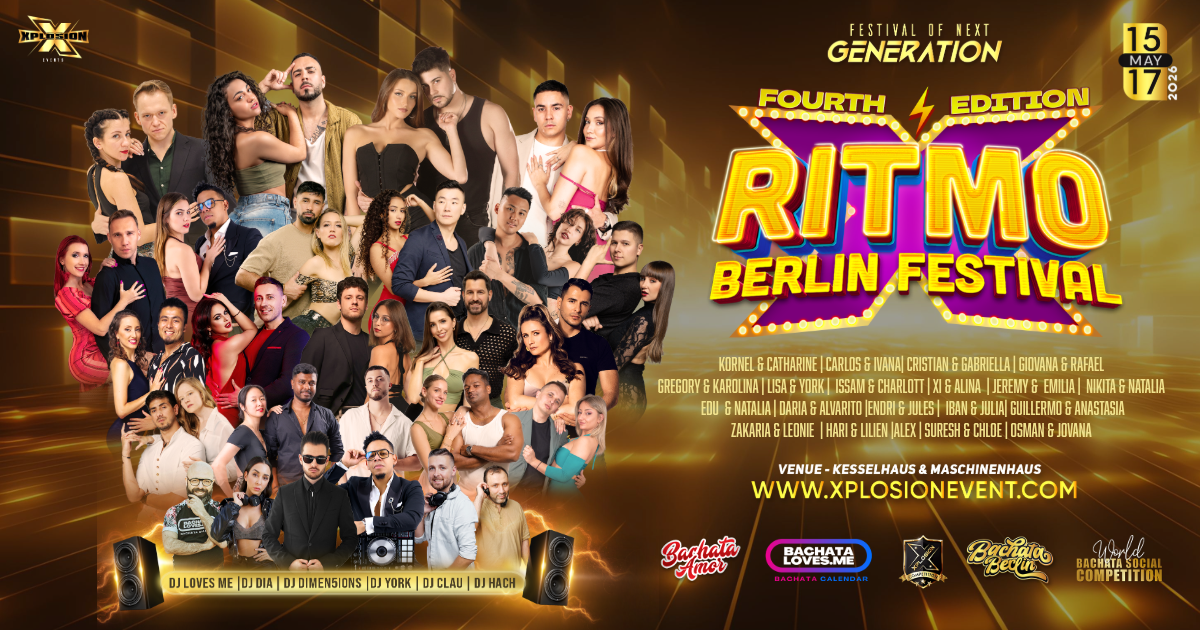 Xplosion Ritmo Berlin Bachata Festival flyer